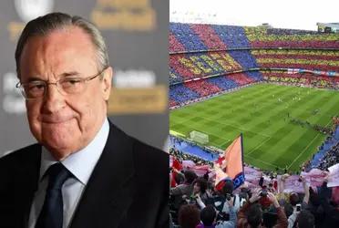 El máximo mandatario del equipo blanco tiene una idea de lo que puede suceder en el Camp Nou.
