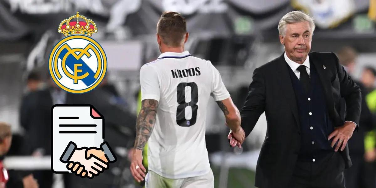 El mediocampista alemán finaliza su contrato con el Merengue en junio de 2023.