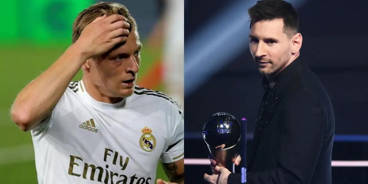 El mediocampista del conjunto blanco se refirió a Lionel Messi sobre el premio The Best que consiguió.