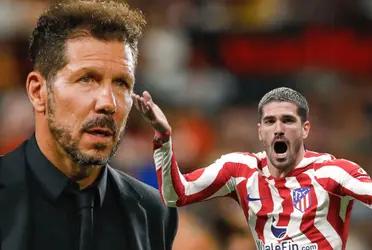 El mediocampista tiene grandes chances de alejarse del Colchonero y el entrenador argentino ya tiene a su jugador predilecto para esta posición