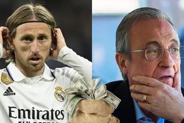 El mediocentro croata podría salir del Madrid en caso de que quisiera.