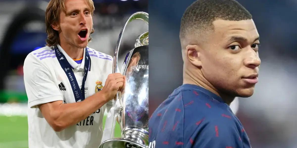 El mediocentro del conjunto merengue dejó un mensaje encriptado para el delantero.