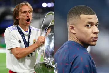 El mediocentro del conjunto merengue dejó un mensaje encriptado para el delantero.