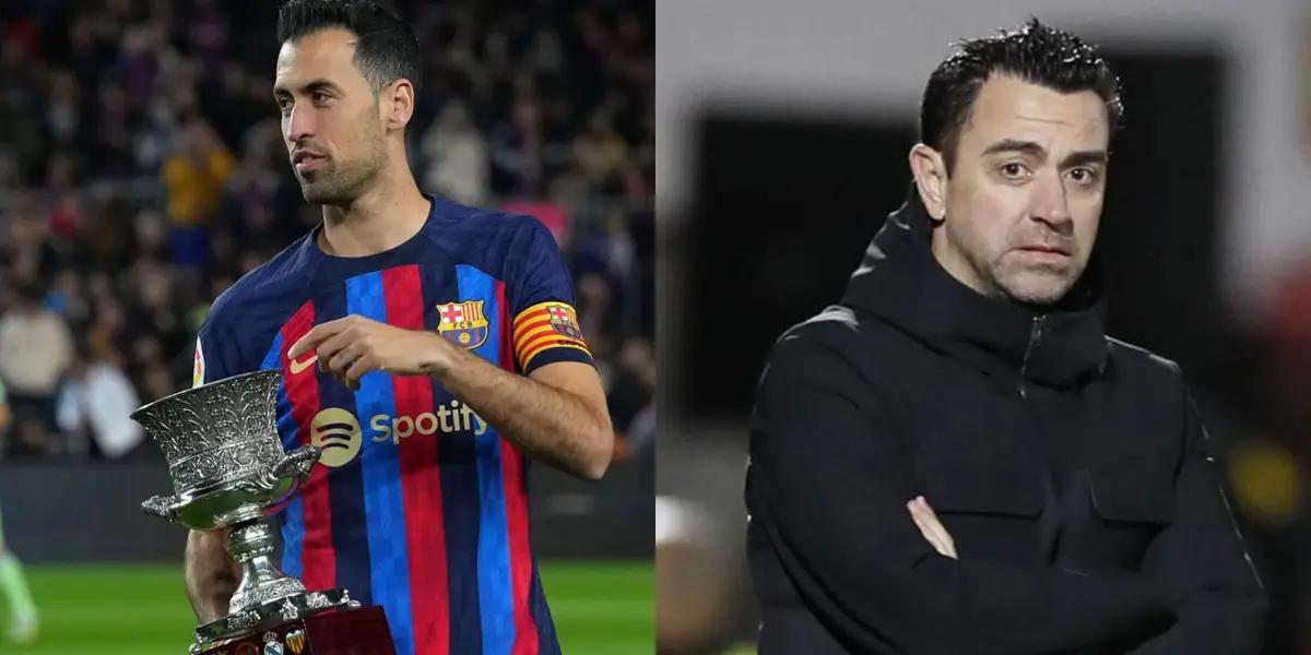 El mediocentro español todavía debe definir su futuro con el Blaugrana.