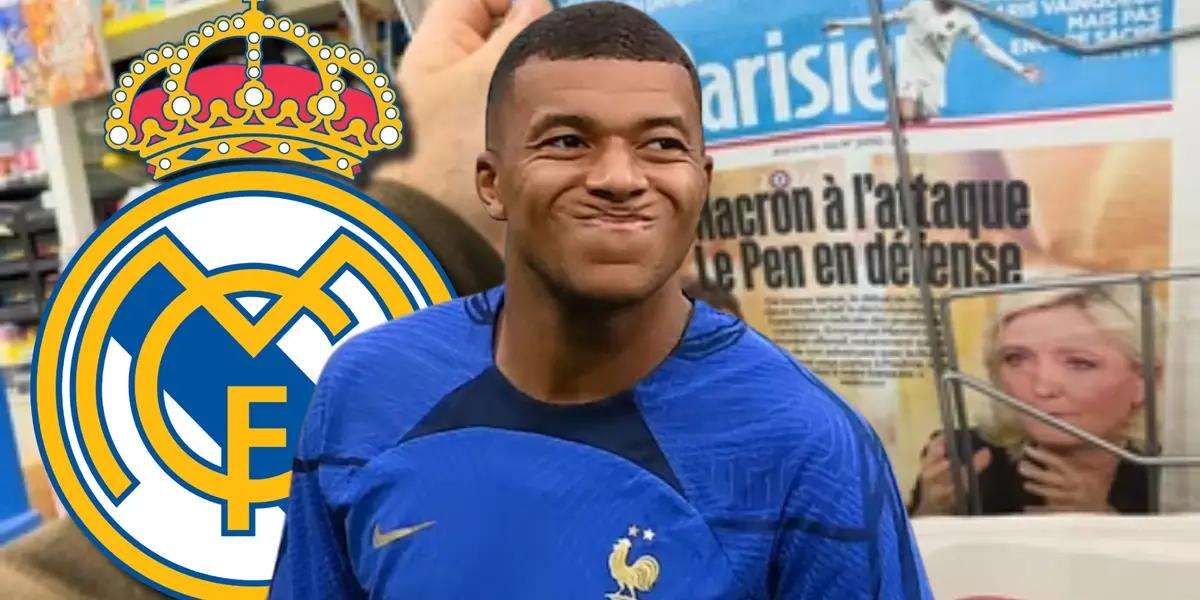 El menosprecio de la prensa francesa a Mbappé, les dolió que eligiera al Madrid