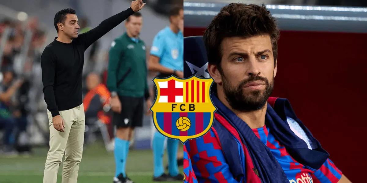 El mensaje del entrenador español hacia Gerard Piqué se está observando en el partido contra Inter de Milán.
