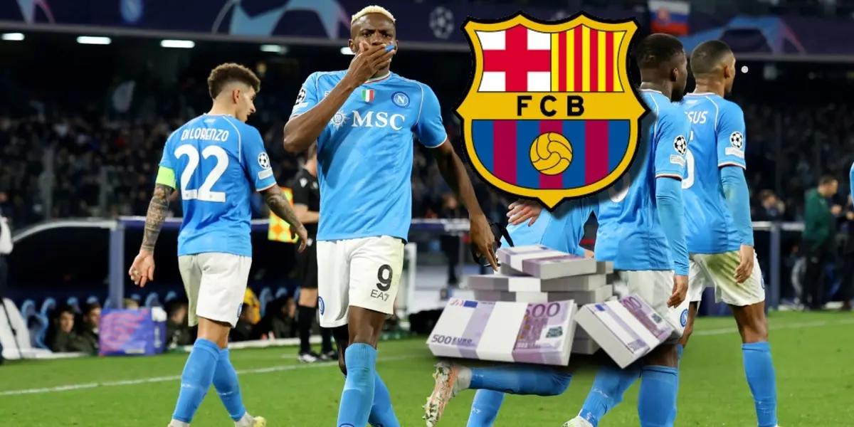 El millonario premio que ofrecieron al Napoli por eliminar al Barça en Champions
