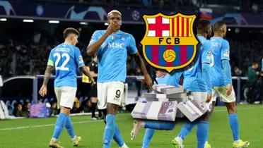 El millonario premio que ofrecieron al Napoli por eliminar al Barça en Champions