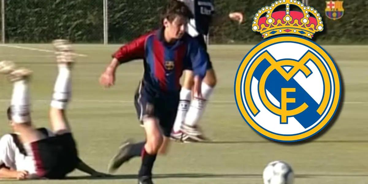 El niño que juega como Messi en La Masia, pero está en el Madrid y ya ilusionó