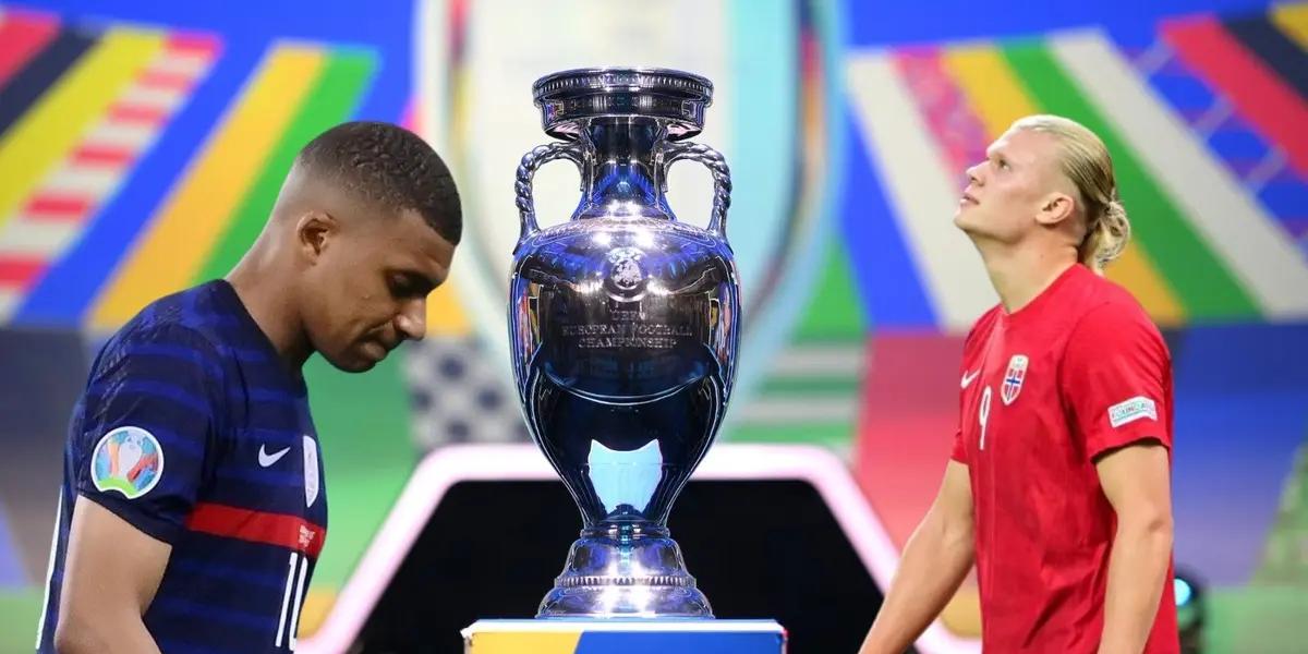 El noruego y el francés quedaron completamente de lado en la presentación del balón para el torneo europeo del 2024