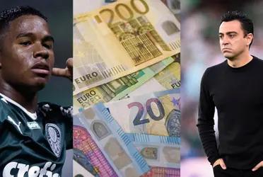 El Palmeiras pide una cifra elevada por su delantero y el Barza no estaría dispuesto tal cantidad.