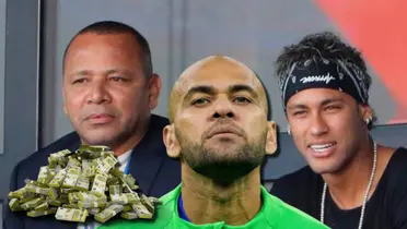 El papá de Neymar no pagó 1 millón y mira si Dani Alves ya saldrá de prisión