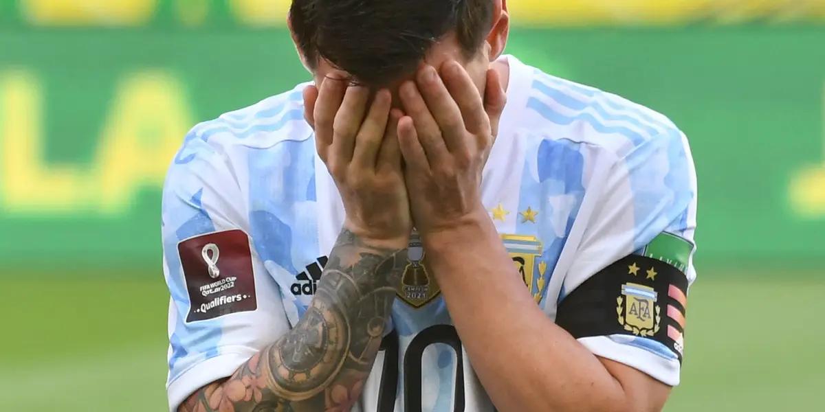 El papelon en Brasil trasiende en el mundo entero y la reacción de Messi, aun más. El cápitan argentino fue uno de los principales responsables en intentar resolver la situación, pero al final no pudo ser y el partido entre Brasil y Argentina se suspendió.