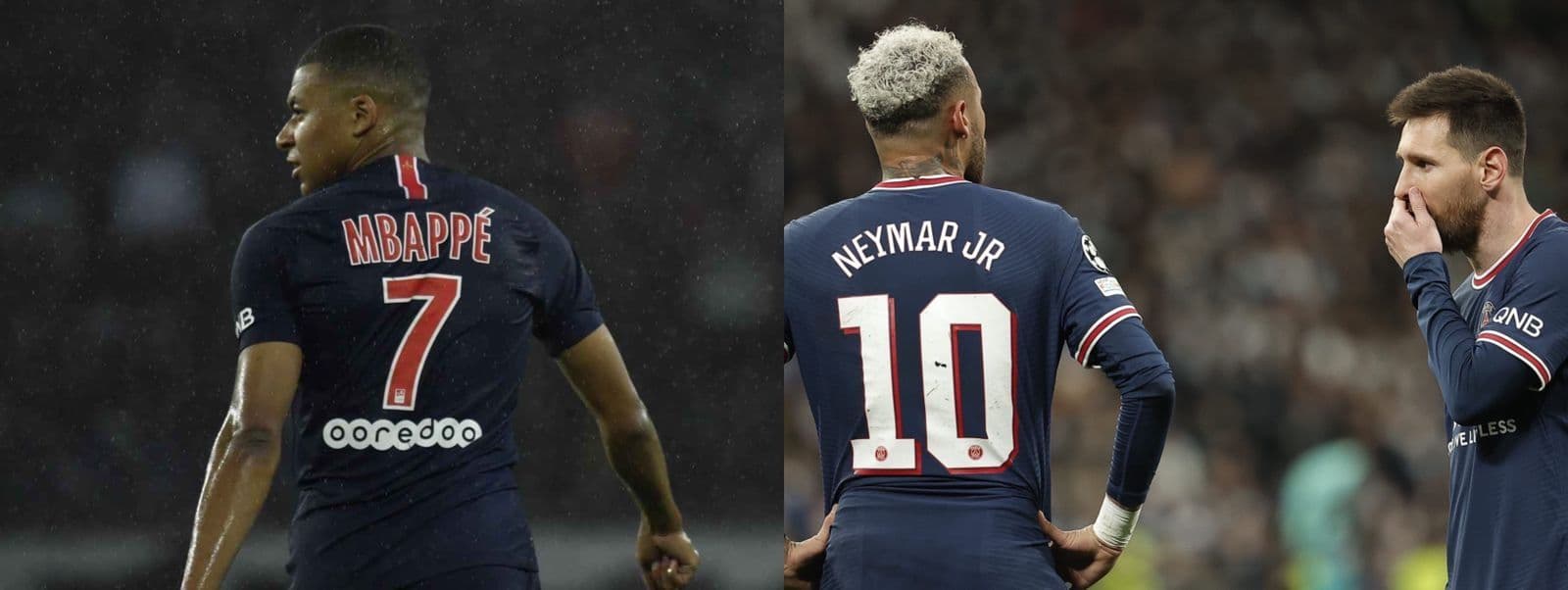 El Paris Saint-Germain se desquitaría de la propotencia de Mbappé promocionando más las camisetas de Messi y Neymar.