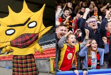 El Partick Thistle Football Club mostró su nueva camiseta alternativa, la cual rindehomenaje a la que se considera la mascota más fea del mundo, llamada Kingsley