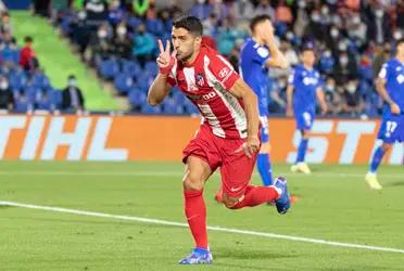 El pistolero uruguayo acaba de darle la victoria al equipo colchonero frente al Getafe con doblete, con estos goles ya superó las espectativas que tenían sobre él y le está haciendo valer al Atlético Madrid cada centavo que pusieron en su ficha.