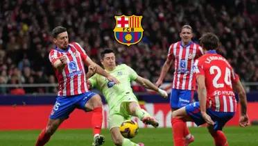 El polaco tenía hambre de gol contra el Atlético de Madrid