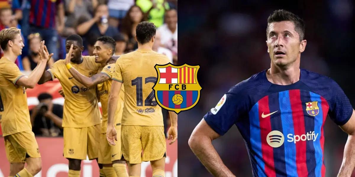 El polaco no tuvo su mejor presentación con la camiseta culé, aunque sus compañeros tampoco lo ayudaron.