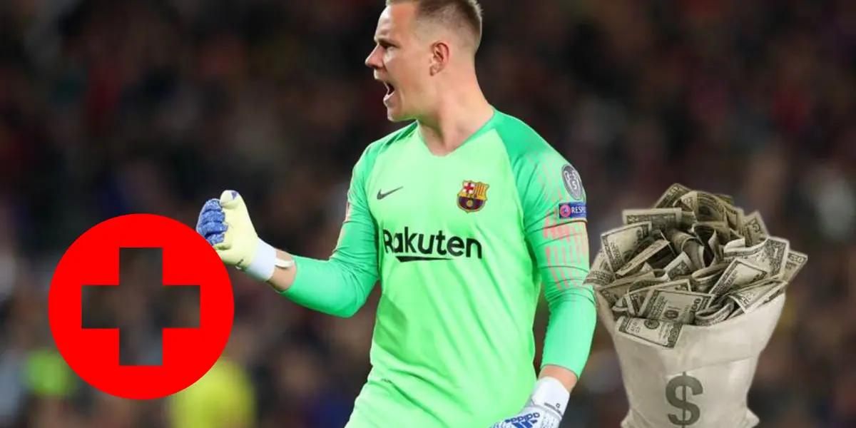 El portero alemán aún se está recuperando de su lesión, pero no perdió el tiempo mientras estuvo fuera de las canchas y ganó millones