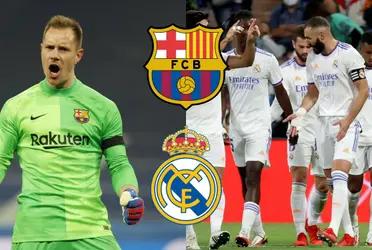 El portero alemán disfruta de su gran presente y en el derbi podría llegar a una marca histórica para su carrera.