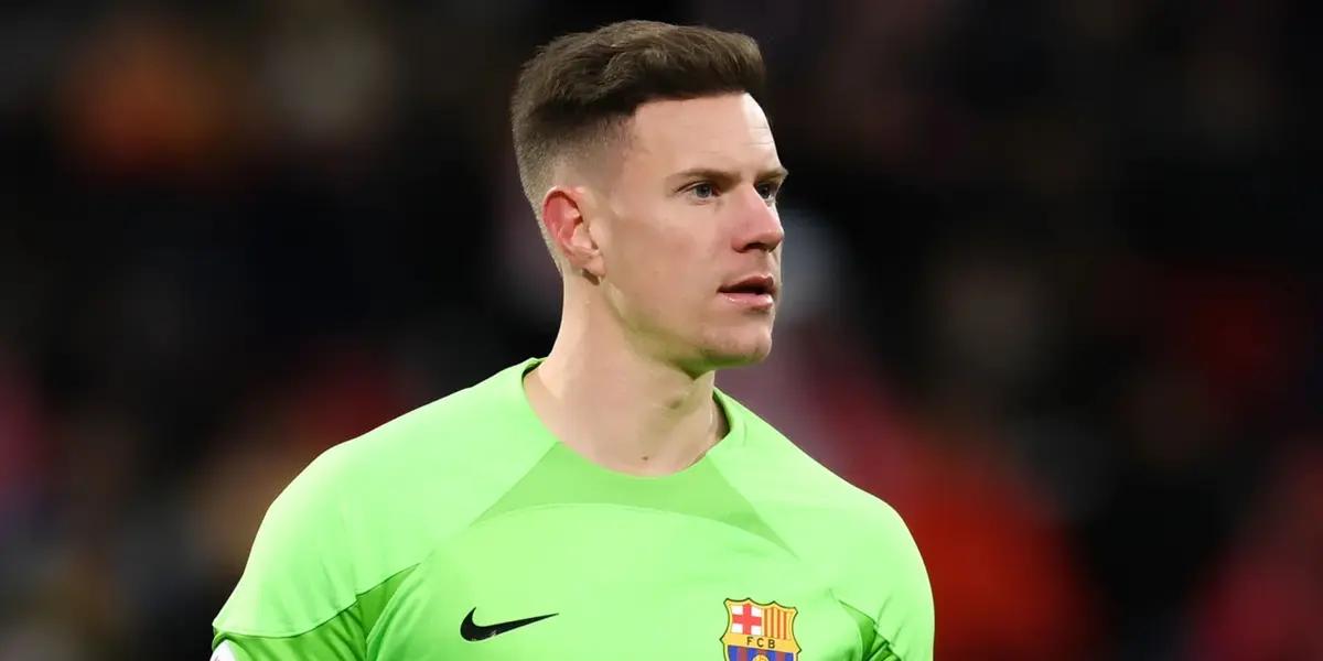 El portero alemán está completando su mejor temporada en el Blaugrana.