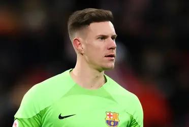 El portero alemán está completando su mejor temporada en el Blaugrana.