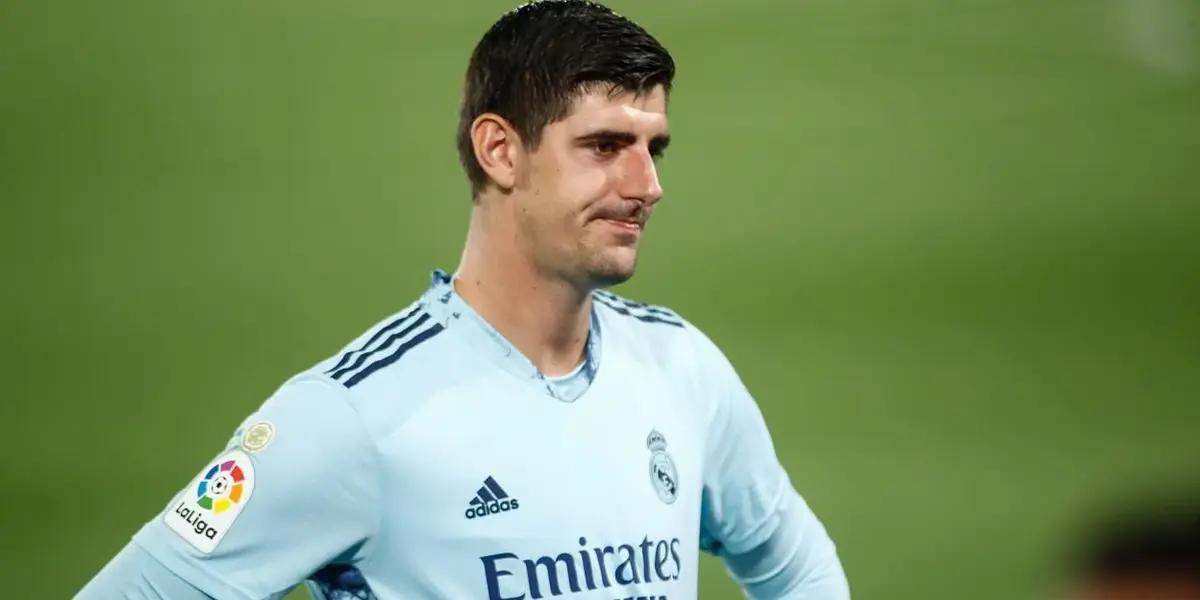 El portero belga sufrió una dura lesión en la práctica de este jueves.