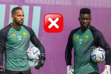 El portero camerunés Onana fue sacado del mundial por mal comportamiento y ahora retirarse para siempre de su selección.