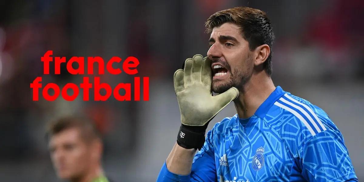 El portero del Real Madrid sigue demostrando que la revista se equivocó con su puesto en el Balón de Oro.