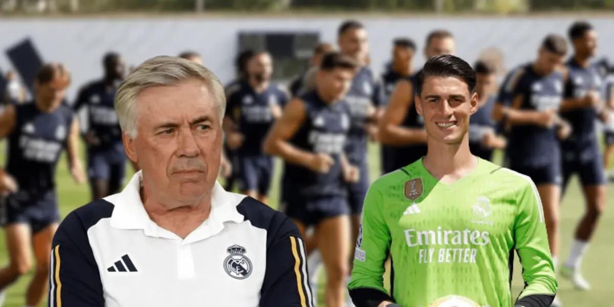 El portero español que llegó a préstamo desde el Chelsea tendría su fecha definida para hacer su estreno con el Madrid.