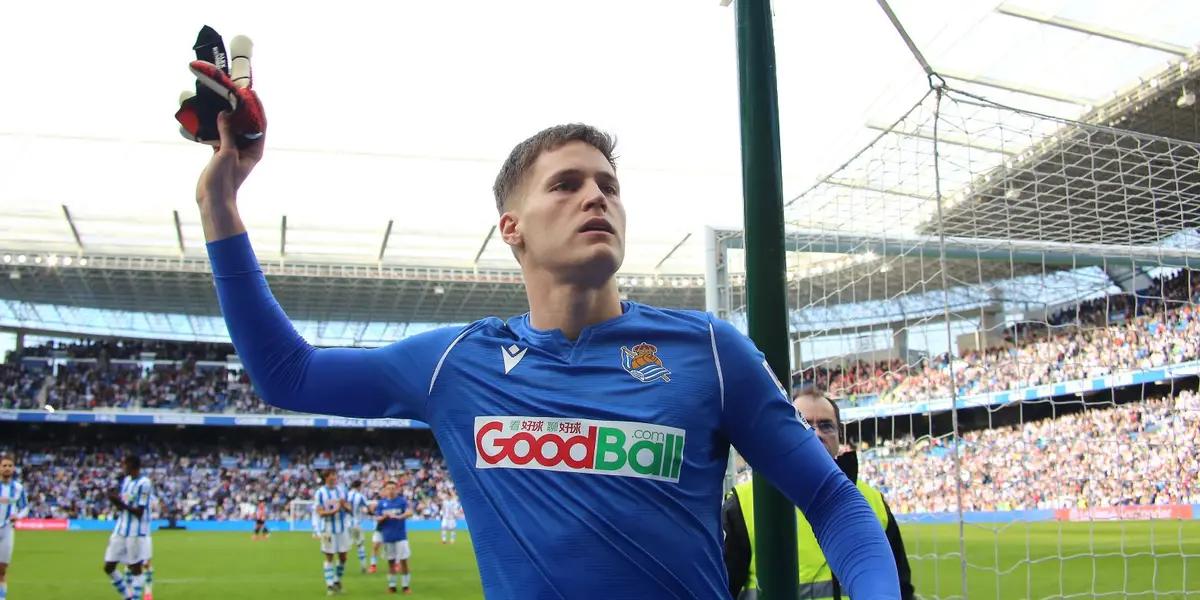 El portero de la Real Sociedad está en su mejor momento con la institución de San Sebastián. Sueña con la Selección y está en conversaciones para extender su vínculo, en el punto justo de maduración.