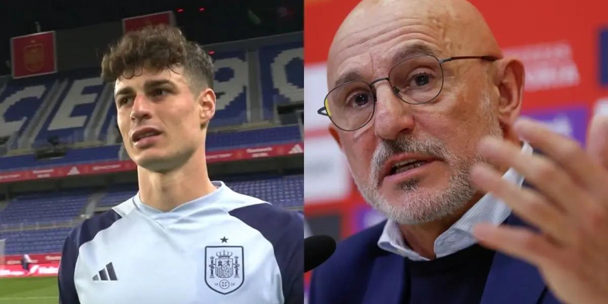 El portero volvió a ver acción con la camiseta del seleccionado español.