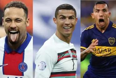 El portugués, el astro brasileño y el ídolo "Xeneize" son algunos de los grandes futbolistas a nivel mundial que este sabado están celebrando un año de vida más.