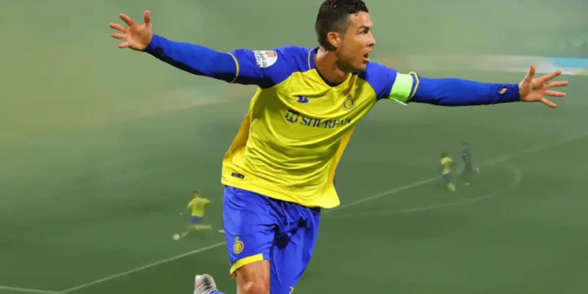 El portugués ha hecho un gol por demás extraño en Arabia Saudí