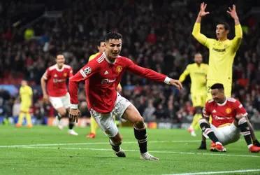 El portugués marcó en el último segundo el gol de la victoria para el Manchester United ante Villarreal (2-1), en el partido correspondiente a la fase de grupos de la UEFA Champions League.