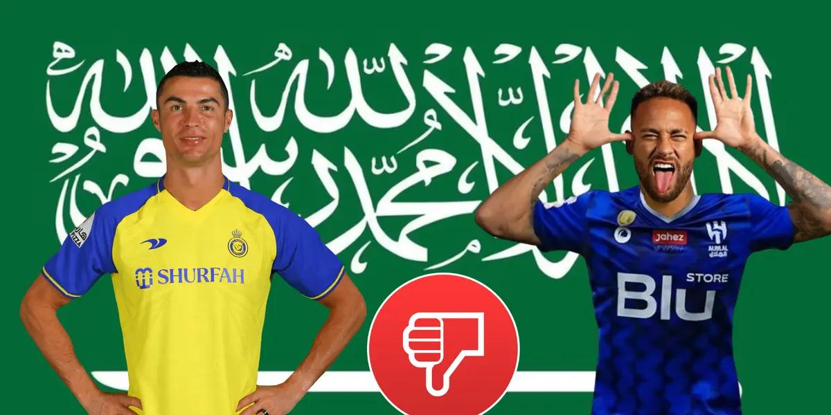 El portugués y el brasilero terminaron aceptando la propuesta de los árabes, pero hubo una estrella que optó por rechazar los millones