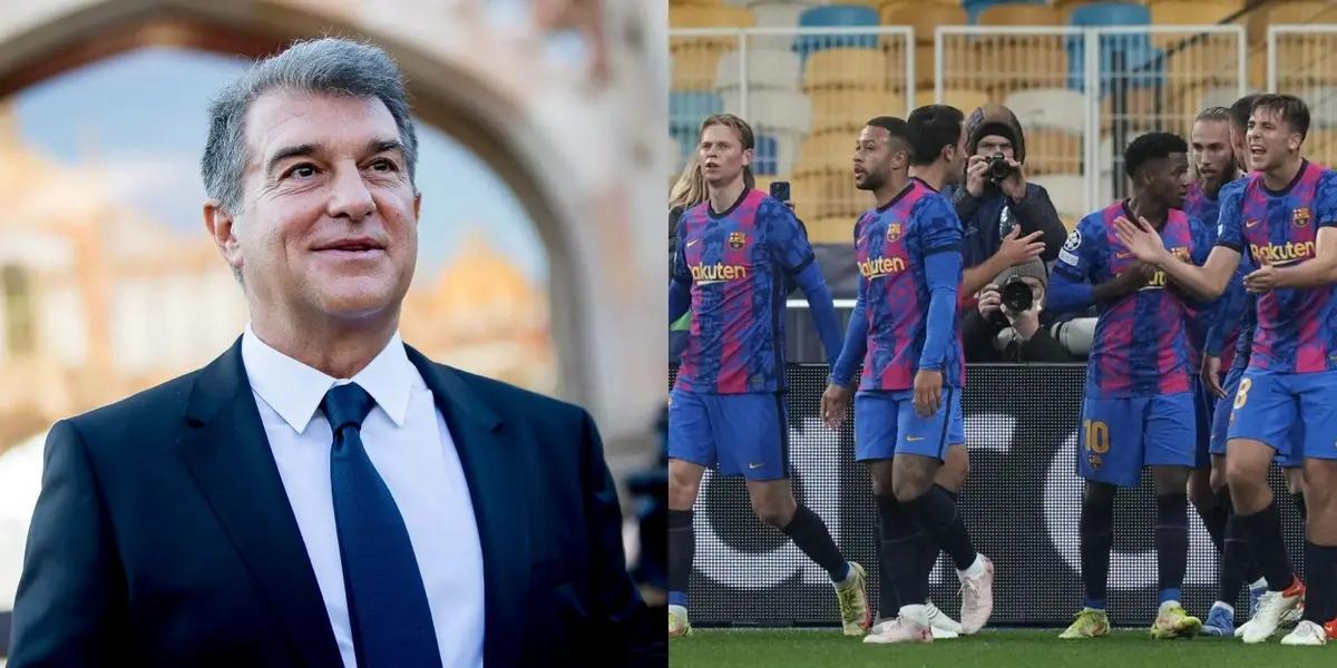 El presidente blaugrana mostró su apoyo al joven futbolista.