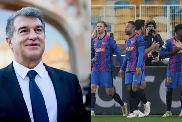 El presidente blaugrana mostró su apoyo al joven futbolista.