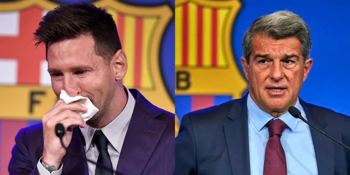 El presidente blaugrana se refirió a la vuelta del astro argentino al Barça