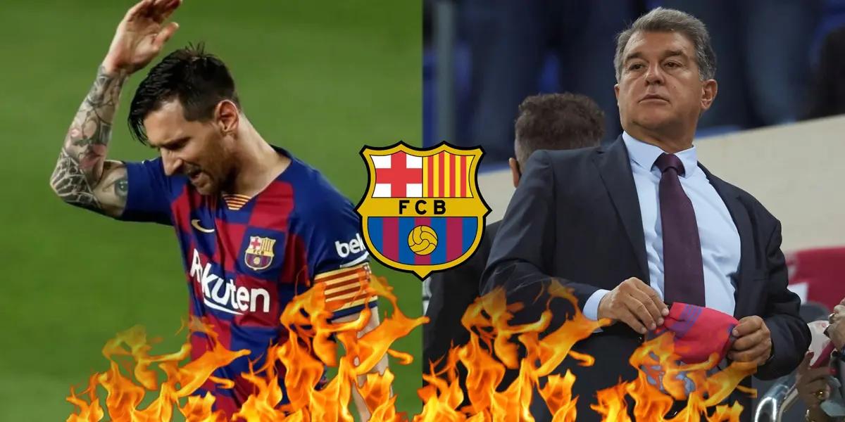 El presidente culé comenzó a caer en su trampa, y tras este mercado de pases, habría dejado en claro que la salida del argentino claramente no fue por un problema económico.