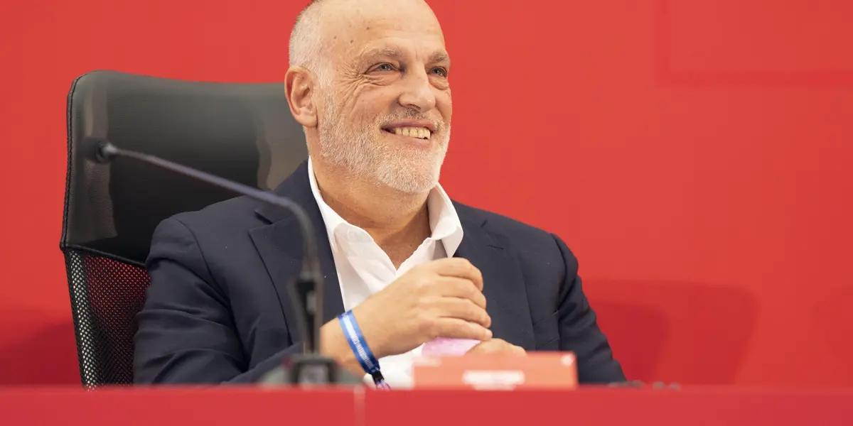 El presidente de La Liga ha expresado su opinión a través de un tweet sobre la inscripción de Dani Olmo gracias a la cautelar del CSD