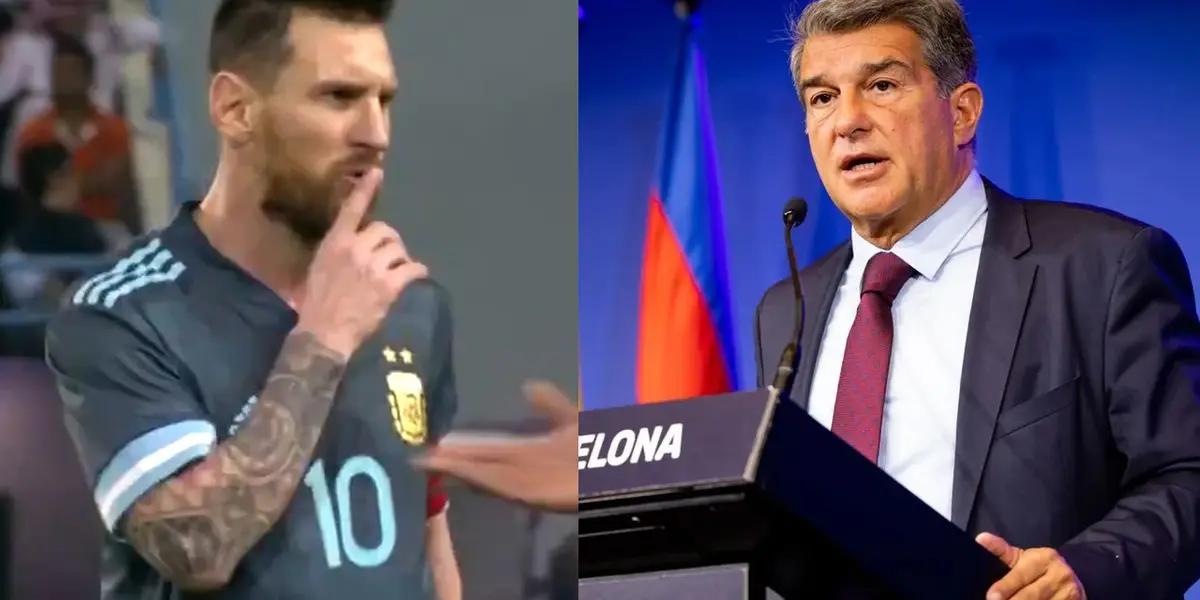 El presidente del conjunto culé envía misiles, ninguneando a la máxima estrella de la historia de Barcelona. Y Messi lo deja en ridículo donde mejor sabe hacerlo, en el verde césped.