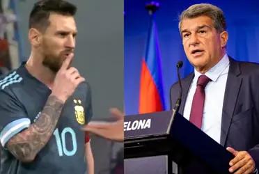 El presidente del conjunto culé envía misiles, ninguneando a la máxima estrella de la historia de Barcelona. Y Messi lo deja en ridículo donde mejor sabe hacerlo, en el verde césped.