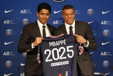 El presidente del conjunto parisino renovó a Lionel Messi y está situación no le gusta nada al joven Kyliam Mbappé.