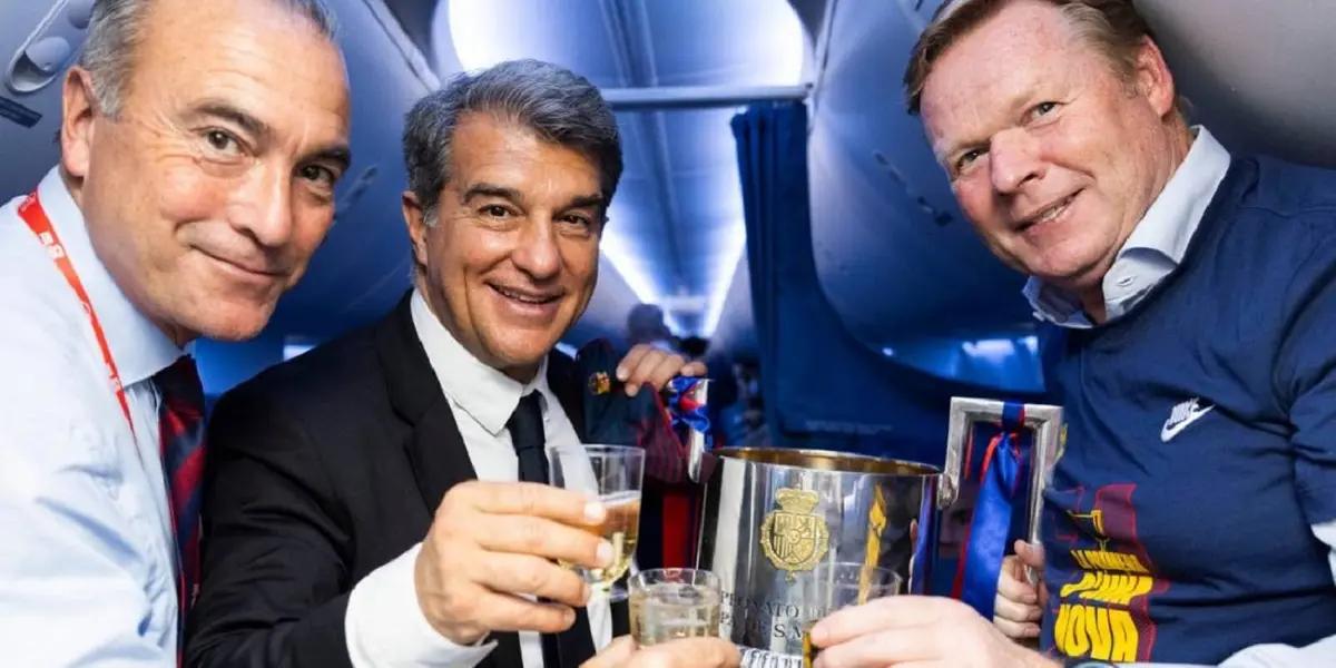 El presidente del Fc Barcelona salió a respaldar públicamente al entrenador culé Ronald Koeman, de quién sostuvo que "merece el margen de confianza". Todo mientras se filtraron sus charlas con Xavi, a quien también se refirió.