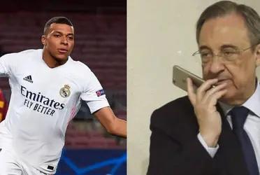 El presidente del Madrid sabe que Mbappé no tolera a Messi y tratará de ir por ese lado para tratar de convencer al crack galo.