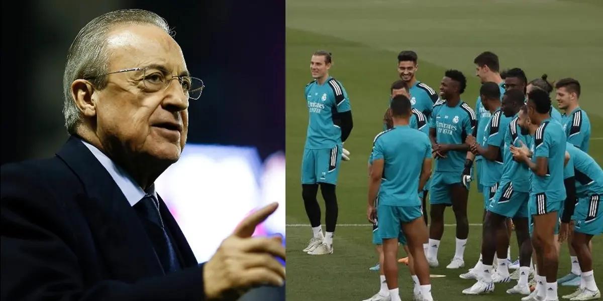 El presidente del Real Madrid Club de Fútbol quiere poder sacar todos los descartes de la plantilla, pero por una verdadera fortuna.