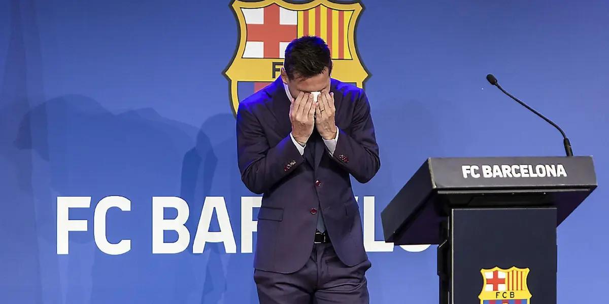 El presidente de FC Barcelona Joan Laporta está abocado en otra cosa mientras demora el regreso de Lionel Messi