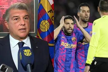 El presidente de FC Barcelona, Joan Laporte, habló sobre el caso Negreira, donde pagaron al referí y se los acusa de corrupción