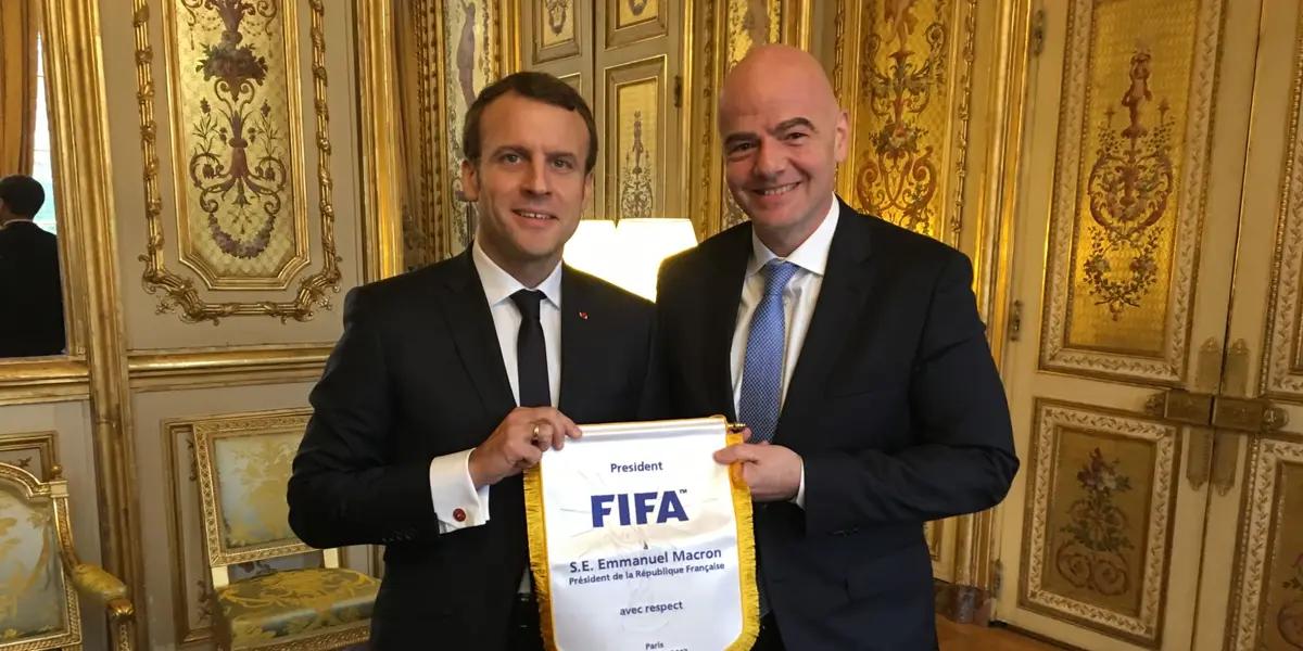 El presidente francés y un insólito pedido a Mbappé.
